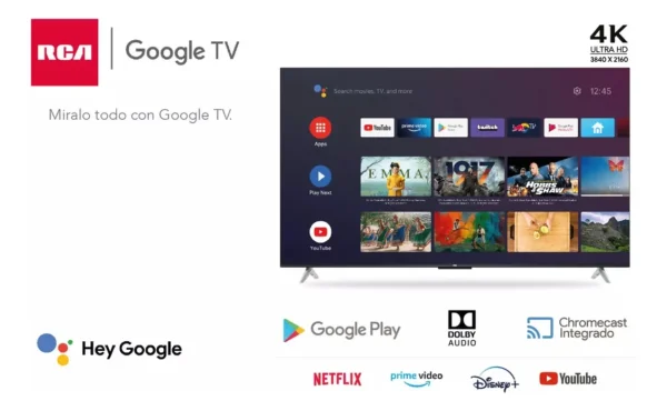 TV LED RCA 55 G55P6UHD GOOGLE TV 4K - Imagen 3