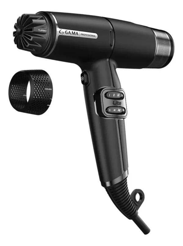 Secador De Pelo Gama Iq Lite Ultra Liviano Profesional Color Negro - Imagen 3