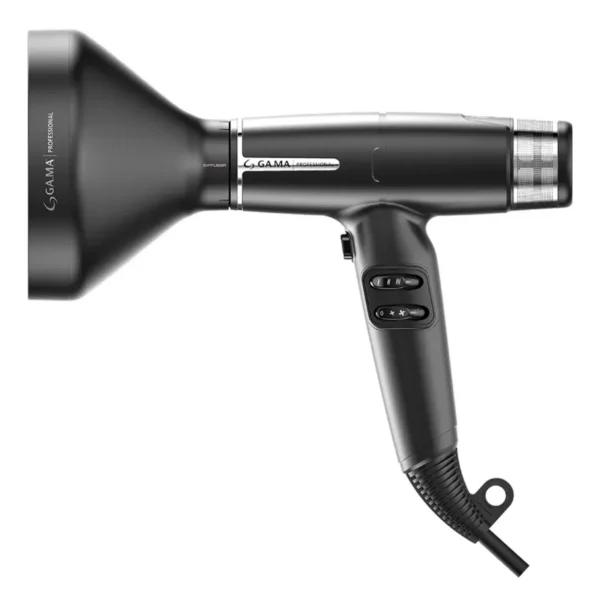 Secador De Pelo Gama Iq Lite Ultra Liviano Profesional Color Negro - Imagen 2