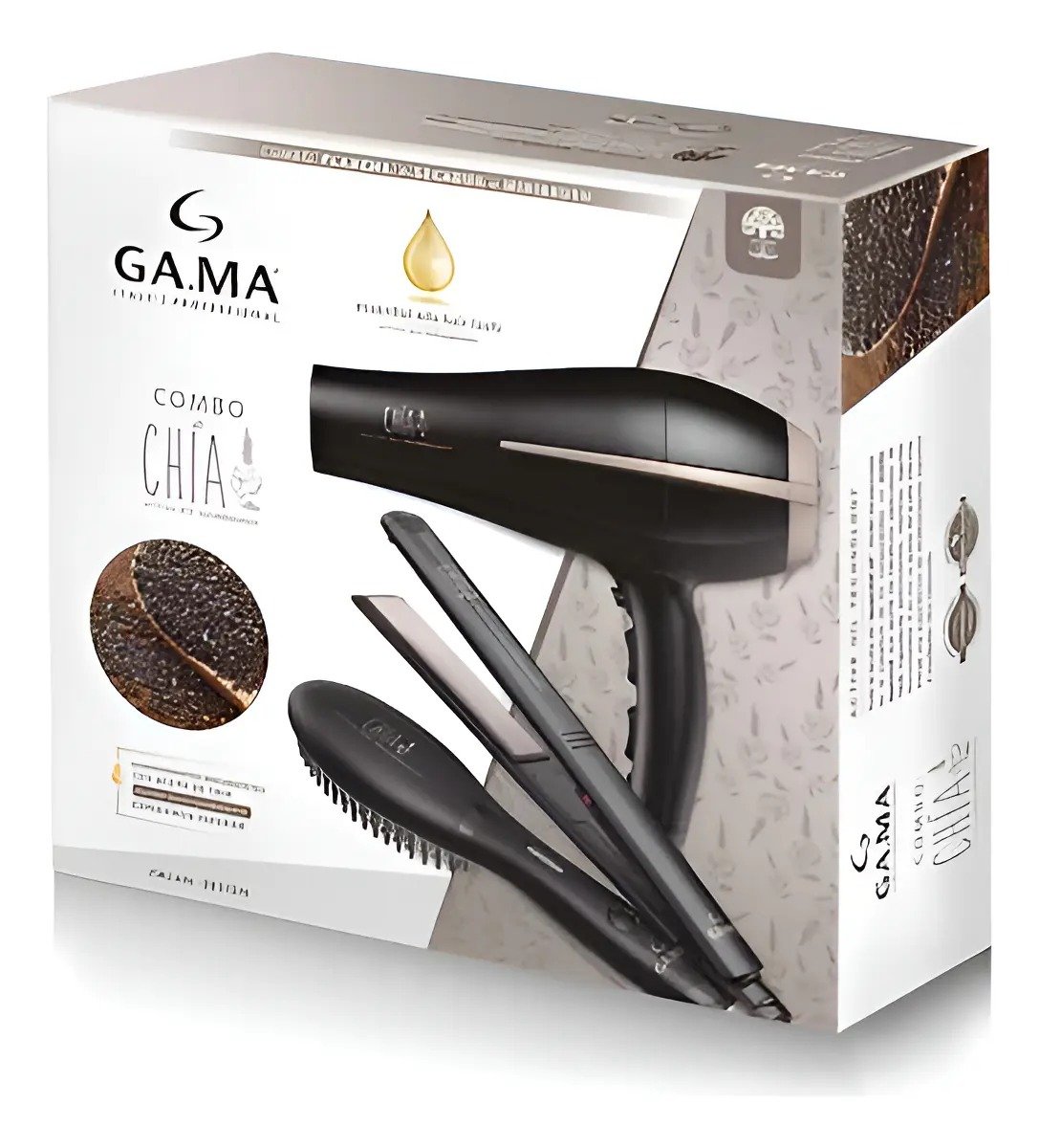 COMBO GAMA SEC+CEP+MINIBRUSH ESSENCIAL OILS MINI CHIA